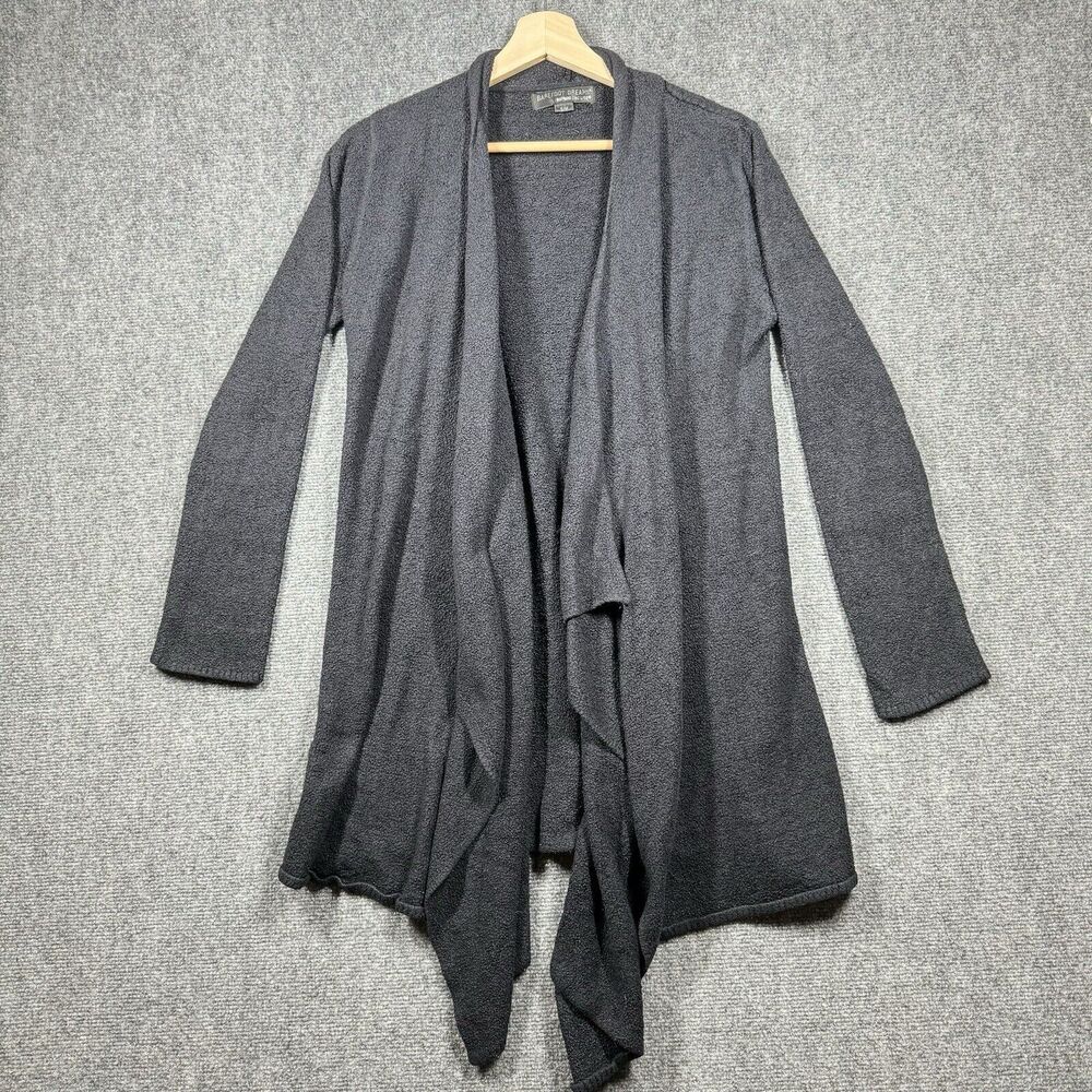 Barefoot Dreams Women’s Bamboo Chic Lite Black Robe Cardigan Size S/M Lounge